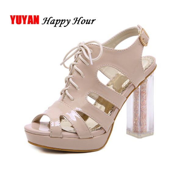 patent leather party shoes ladies high heels shoes peep toe women square heel sandals super high heel 12.5cm a1075, Black 
patent leather party shoes ladies high heels shoes peep toe women square heel sandals super high heel 12.5cm a1075, Black