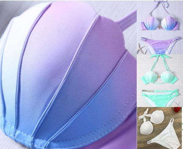 conch weave sknit style halterneck women shell split bikini bra swimwear halt swimsuit seashell bathing suit bohemian pinkage, White;black
conch weave sknit style halterneck women shell split bikini bra swimwear halt swimsuit seashell bathing suit bohemian pinkage, White;black