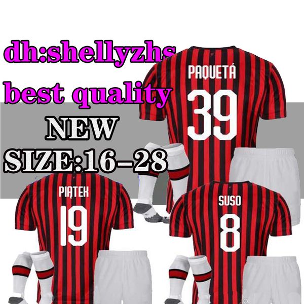 Kid kit 2019 2020 milan home occer jer ey 19 20 bonucci calhanoglu andre ilva gomez u o et ock football hirt milan occer uniform
Kid kit 2019 2020 milan home occer jer ey 19 20 bonucci calhanoglu andre ilva gomez u o et ock football hirt milan occer uniform