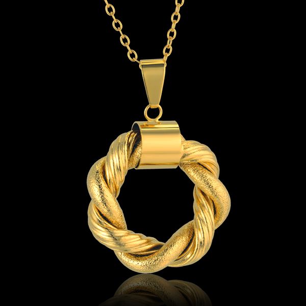 pendant necklaces choker golden round twisted necklace simple style for women jewelry european trend charm, Silver
pendant necklaces choker golden round twisted necklace simple style for women jewelry european trend charm, Silver