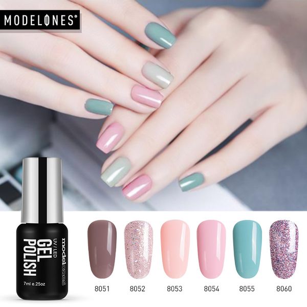 modelones 6pcs/lot uv nail gel polish nail art set semi permanent uv enamel varnish soak off purple color led gel, Red;pink
modelones 6pcs/lot uv nail gel polish nail art set semi permanent uv enamel varnish soak off purple color led gel, Red;pink