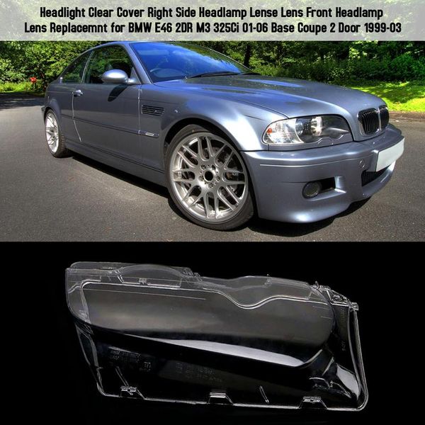headlight clear cover front headlamp lens shell cover lamp replacemnt for e46 2dr m3 325ci 01-06 base coupe 2 door 1999-03
headlight clear cover front headlamp lens shell cover lamp replacemnt for e46 2dr m3 325ci 01-06 base coupe 2 door 1999-03