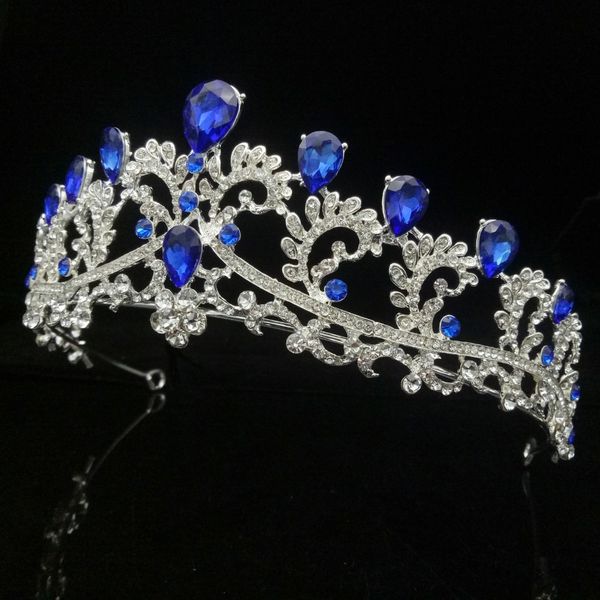 vintage bride big tiaras and crowns wedding blue crystal headband women prom hair ornaments bridal hair jewelry accessories, Golden;white
vintage bride big tiaras and crowns wedding blue crystal headband women prom hair ornaments bridal hair jewelry accessories, Golden;white