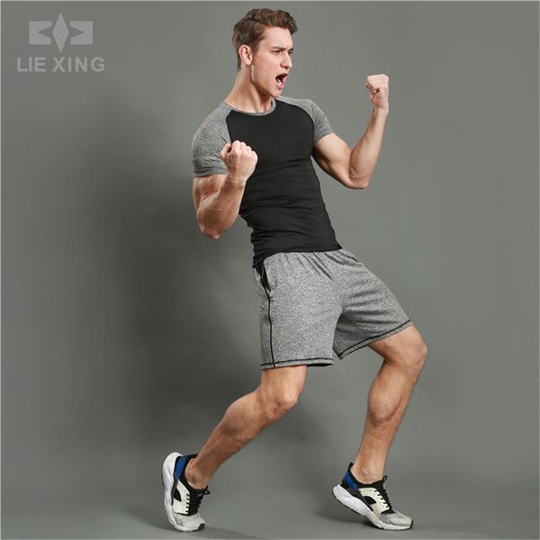 liexing clothing compression tracksuit men training running set fitness tight short sleeve shirt shorts gym sport suit 40, White;black
liexing clothing compression tracksuit men training running set fitness tight short sleeve shirt shorts gym sport suit 40, White;black