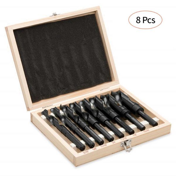 8pcs/set professional hss twist drill set high speed steel twist drill bits tool set with wooden storage case
8pcs/set professional hss twist drill set high speed steel twist drill bits tool set with wooden storage case