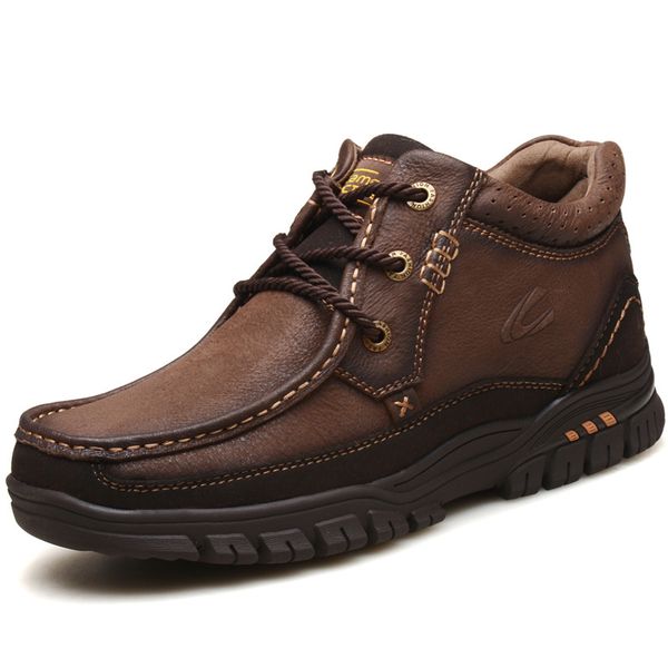 new hiking shoes men cow leather high trekking boots sport climbing mountain shoes outdoor walking sneakers
new hiking shoes men cow leather high trekking boots sport climbing mountain shoes outdoor walking sneakers