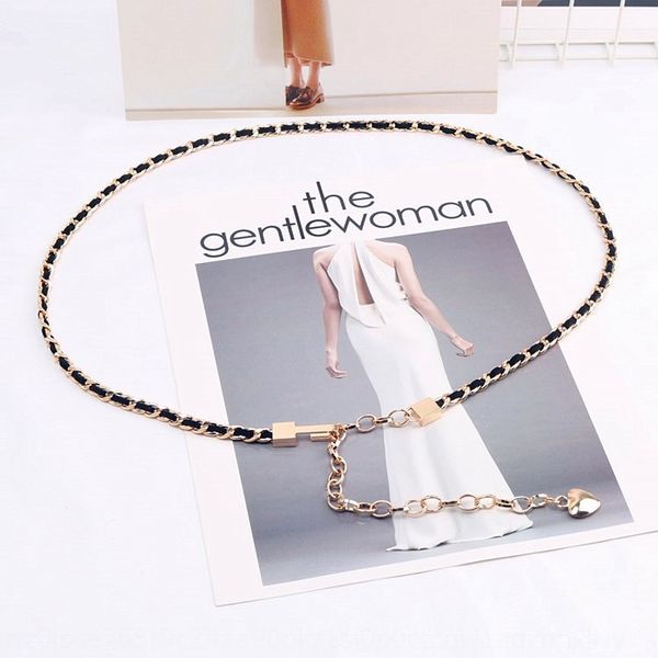belt dress women's decorative dress rope waist chain thin color metal hook peach tail small belt tide, Black;brown
belt dress women's decorative dress rope waist chain thin color metal hook peach tail small belt tide, Black;brown