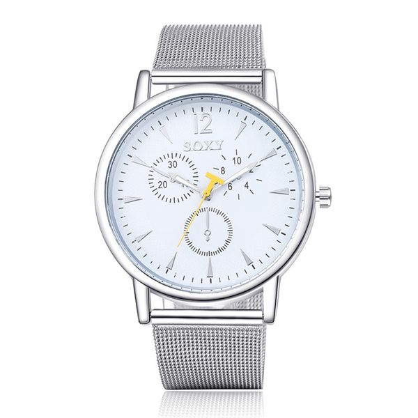 mens watch luxury stainless steel mesh designer military watches fashion casual quartz wristwatches clock relogio masculino dropshipping, Slivery;brown
mens watch luxury stainless steel mesh designer military watches fashion casual quartz wristwatches clock relogio masculino dropshipping, Slivery;brown