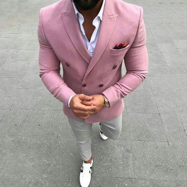 summer pink wool blend men suits for wedding man outfit groom tuxedo prom party 2piece costume homme peaked lapel slim fit terno masculino, Black;gray
summer pink wool blend men suits for wedding man outfit groom tuxedo prom party 2piece costume homme peaked lapel slim fit terno masculino, Black;gray
