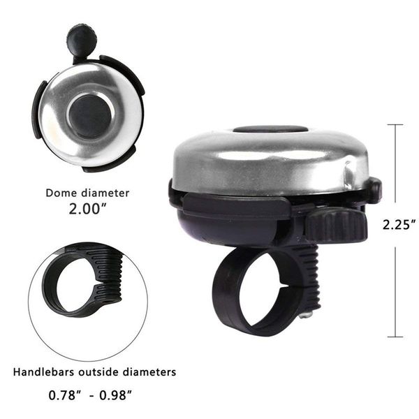 bicycle bell - aluminum bike bell ring - classic bicycle bell for adults men women kids girls boys bikes - mountain bike acces
bicycle bell - aluminum bike bell ring - classic bicycle bell for adults men women kids girls boys bikes - mountain bike acces