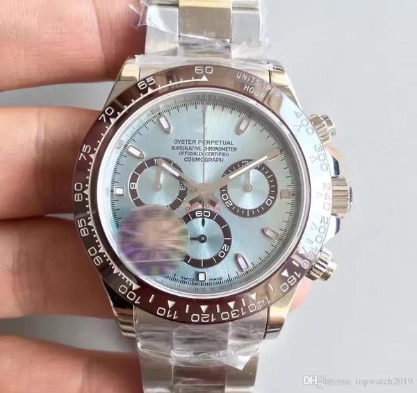 

Высокое качество мужские часы серии TONA M116519 простой серебряный циферблат стально