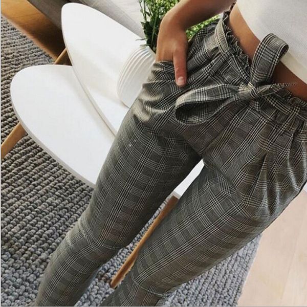 casual pants female trouser striped high waist ankle-length pant bow tie drawstring striped pants pocket women pencil, Black;white
casual pants female trouser striped high waist ankle-length pant bow tie drawstring striped pants pocket women pencil, Black;white