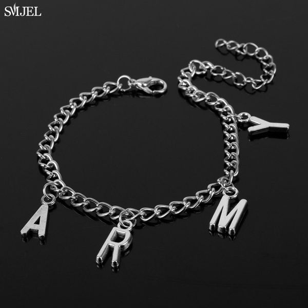 smjel punk jimin army letter bracelets for women men kpop bangtan boys jewelry korean style army birthday gifts friend, Black
smjel punk jimin army letter bracelets for women men kpop bangtan boys jewelry korean style army birthday gifts friend, Black