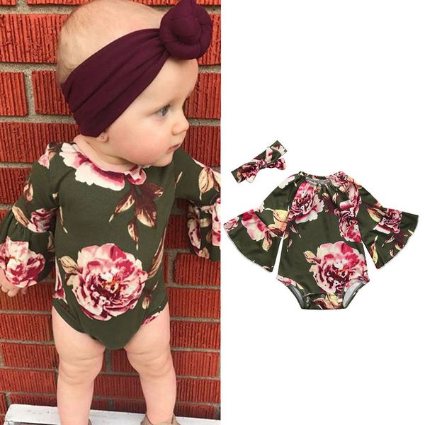 newborn kid baby girls clothes flare sleeve flower romper jumpsuit outfits 0-24m three-piece hairband for girl's conjoined horn sleeves, Blue
newborn kid baby girls clothes flare sleeve flower romper jumpsuit outfits 0-24m three-piece hairband for girl's conjoined horn sleeves, Blue