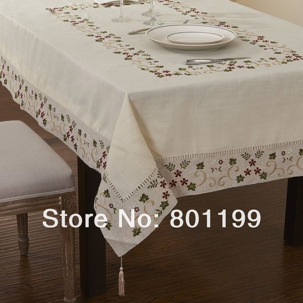 embroidered classical linen table cloth,extra long table cloth embroidery cover
embroidered classical linen table cloth,extra long table cloth embroidery cover