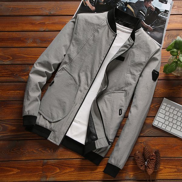 fashion men bomber jacket spring&autumn stand collar windbreaker male baseball jackets hip hop slim coat plus size, Black;brown
fashion men bomber jacket spring&autumn stand collar windbreaker male baseball jackets hip hop slim coat plus size, Black;brown