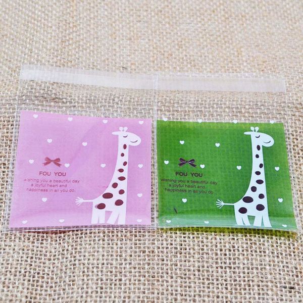 50/100pcs small plastic candy bags cute cartoon giraffe cellophane bags self-adhesive cookie packaging event party supplies
50/100pcs small plastic candy bags cute cartoon giraffe cellophane bags self-adhesive cookie packaging event party supplies
