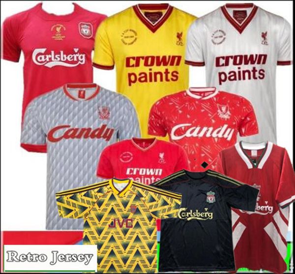 2004 06 gerrard #8 retro soccer jersey baros luis garcia smicer alonso carragher 1985-86 rush kenny dalglish return 1988 89 football shirt, Black;yellow
2004 06 gerrard #8 retro soccer jersey baros luis garcia smicer alonso carragher 1985-86 rush kenny dalglish return 1988 89 football shirt, Black;yellow
