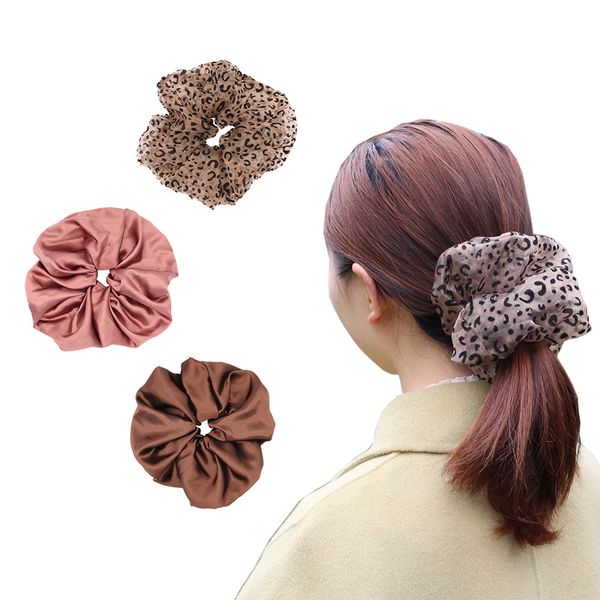 3pcs spring new women satin hair ties and leopard organza oversized 18cm hair scrunchie hair gums striped fabric rubber bands 1 set, Pink
3pcs spring new women satin hair ties and leopard organza oversized 18cm hair scrunchie hair gums striped fabric rubber bands 1 set, Pink