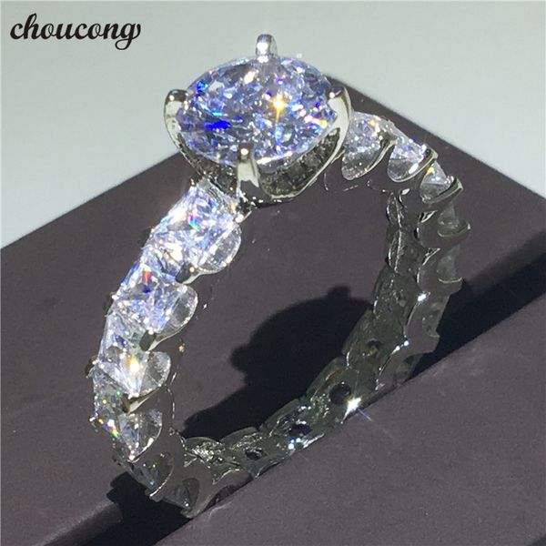 choucong vintage promise ring 1ct diamond cz 925 sterling silver engagement wedding band rings for women men gift, Slivery;golden
choucong vintage promise ring 1ct diamond cz 925 sterling silver engagement wedding band rings for women men gift, Slivery;golden