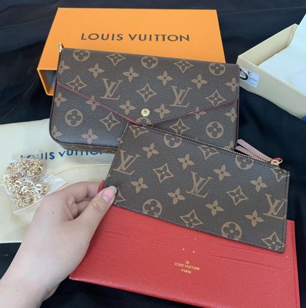 3pcs set classic fashion women designger handbags genuine cowhide leather laser hardware crossbody shoulder chain bags wallet card bag
3pcs set classic fashion women designger handbags genuine cowhide leather laser hardware crossbody shoulder chain bags wallet card bag