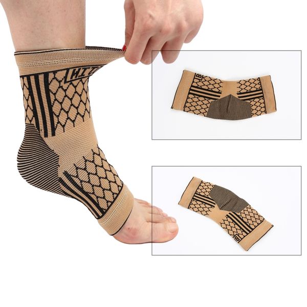 high elastic ankle bandage compression breathable sports ankle sleeve protector basketball soccer foot support brace guard, Blue;black
high elastic ankle bandage compression breathable sports ankle sleeve protector basketball soccer foot support brace guard, Blue;black