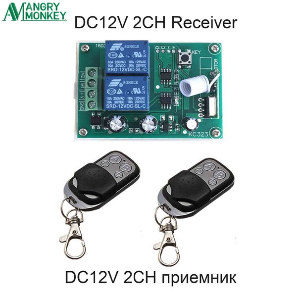 433mhz rf беспроводной коммутатор dc12v релейный модуль приемника и 2 шт пульты дистанционного управления для электродвигателя постоянного т
433mhz rf беспроводной коммутатор dc12v релейный модуль приемника и 2 шт пульты дистанционного управления для электродвигателя постоянного т