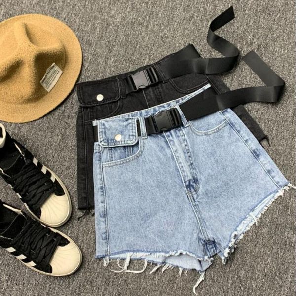 denim shorts women 2020 spring summer loose high waist wide leg high waist wild jeans shorts, White;black
denim shorts women 2020 spring summer loose high waist wide leg high waist wild jeans shorts, White;black