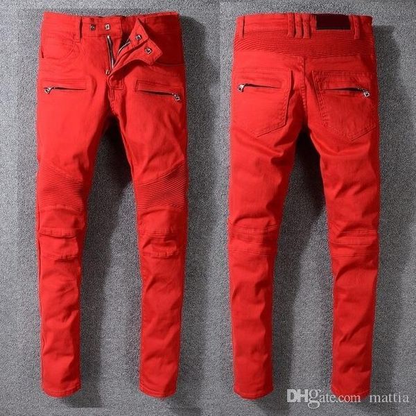 good quality men jeans new fashion zippers skinny slim fit mens cotton denim jeans red jeans denim pants trousers size 29-42, Blue
good quality men jeans new fashion zippers skinny slim fit mens cotton denim jeans red jeans denim pants trousers size 29-42, Blue