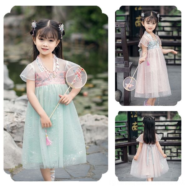summer little theme costume ethnic clothing girl's yarn 2020 new girl's embroidery improved national style dress baby ru skirt han, Red
summer little theme costume ethnic clothing girl's yarn 2020 new girl's embroidery improved national style dress baby ru skirt han, Red