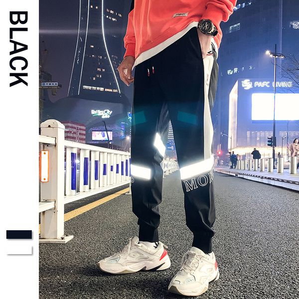 2020 summer black white striped 3m reflective pants men hip hop thin pencil harem cargo pants loose japanese streetwear trousers
2020 summer black white striped 3m reflective pants men hip hop thin pencil harem cargo pants loose japanese streetwear trousers