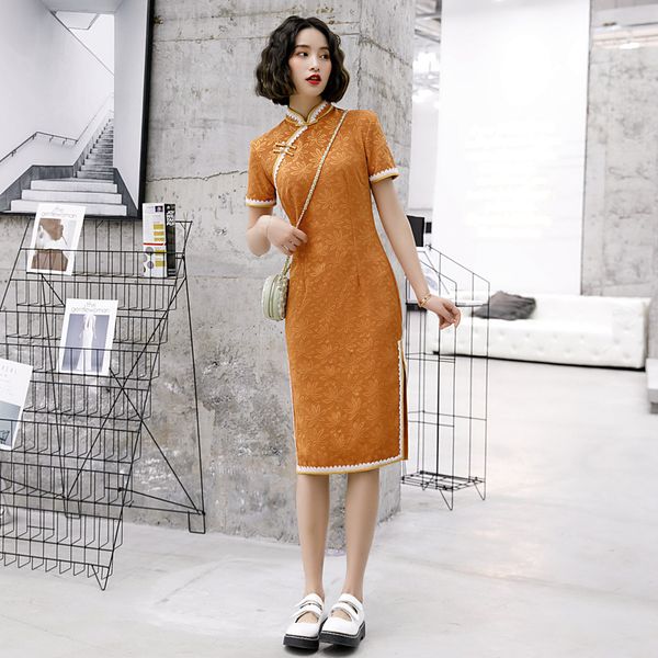 cotton cheongsam chinese dress vintage lace qipao traditional women knee clothing oriental prom -4xl, Red
cotton cheongsam chinese dress vintage lace qipao traditional women knee clothing oriental prom -4xl, Red