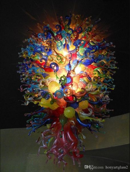 Hotel Decorations Energy Saving Led Light 100% Mouth Blown Borosilicate Style Hand Blown Stained Glass Chandelier Lighting
Hotel Decorations Energy Saving Led Light 100% Mouth Blown Borosilicate Style Hand Blown Stained Glass Chandelier Lighting