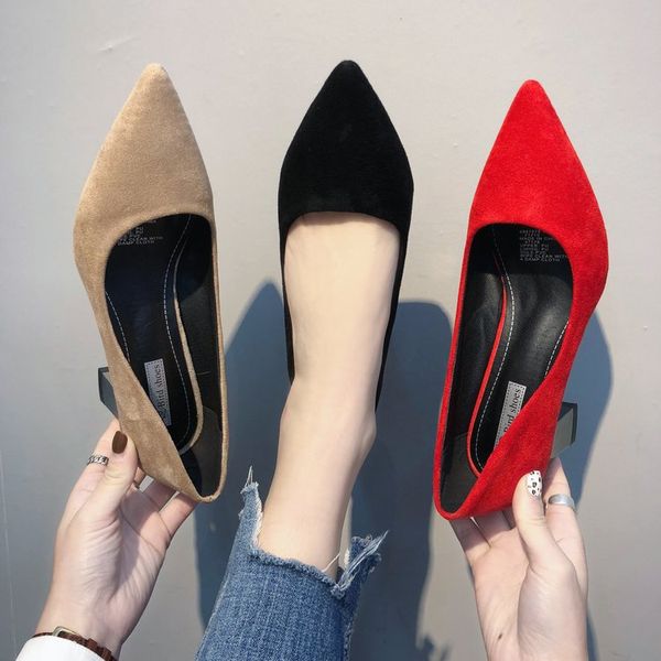 black high heels thick with pointed single shoes fashion shallow mouth professional suede work shoes dress banquet womens
black high heels thick with pointed single shoes fashion shallow mouth professional suede work shoes dress banquet womens