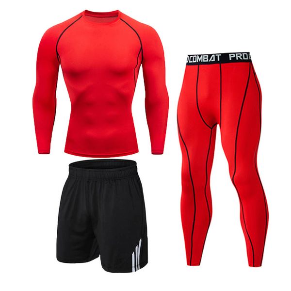 new arrival sports suit men's running sets jogging underwear sportswear gym tights running tracksuit training 3 pieces clothes, Black;blue
new arrival sports suit men's running sets jogging underwear sportswear gym tights running tracksuit training 3 pieces clothes, Black;blue