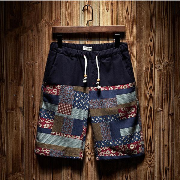 chinese style men beach shorts summer print knee length man shorts casual loose designer man clothes, White;black
chinese style men beach shorts summer print knee length man shorts casual loose designer man clothes, White;black