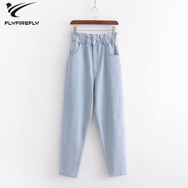high waist jeans woman vintage boyfriend cotton denim pants korean style mom jeans for women plus size trousers 2019, Blue
high waist jeans woman vintage boyfriend cotton denim pants korean style mom jeans for women plus size trousers 2019, Blue