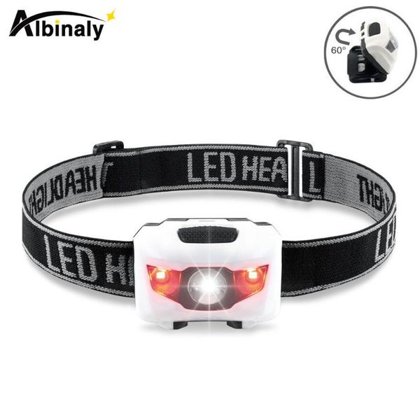 albinaly mini headlamp 4 режим водонепроницаемый r3 + 2 led super bright фара фара факел lanterna с батареей оголовье используйте 3xaaa
albinaly mini headlamp 4 режим водонепроницаемый r3 + 2 led super bright фара фара факел lanterna с батареей оголовье используйте 3xaaa