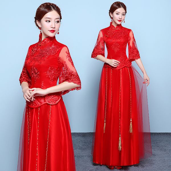 traditional oriental wedding dress chinese ancient lady red qipao vestidos vintage asian bride marriage cheongsam suit
traditional oriental wedding dress chinese ancient lady red qipao vestidos vintage asian bride marriage cheongsam suit
