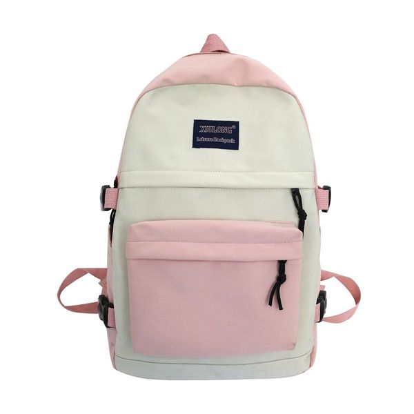 women backpack teenage girls school bags panelled nylon pink back pack school high student patchwork bagpack lightweight
women backpack teenage girls school bags panelled nylon pink back pack school high student patchwork bagpack lightweight