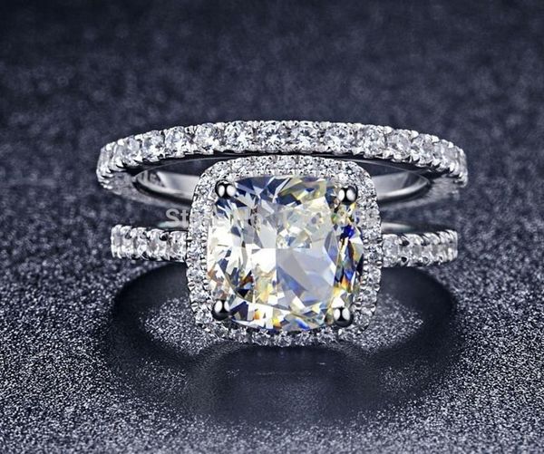 cluster rings 2 moissanite diamond women wedding with band test positive as natural, Golden;silver
cluster rings 2 moissanite diamond women wedding with band test positive as natural, Golden;silver