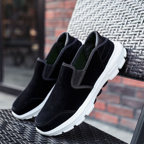 light design loafers non-slip wear-resistant male sneakers breathable mens shoes casual fashion shoes men 39-45, Black
light design loafers non-slip wear-resistant male sneakers breathable mens shoes casual fashion shoes men 39-45, Black