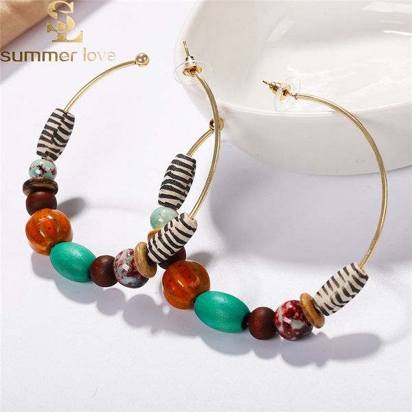 new fashion round big hoop earrings for women girl resin handmade ceramic beads alloy earring bohemian ethnic statement jewelry wholesale, Silver
new fashion round big hoop earrings for women girl resin handmade ceramic beads alloy earring bohemian ethnic statement jewelry wholesale, Silver
