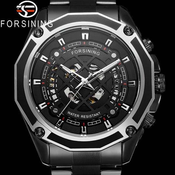 forsining automatic mechanical men wristwatch sport male clock stainless steel skeleton man watch 8164, Slivery;brown
forsining automatic mechanical men wristwatch sport male clock stainless steel skeleton man watch 8164, Slivery;brown