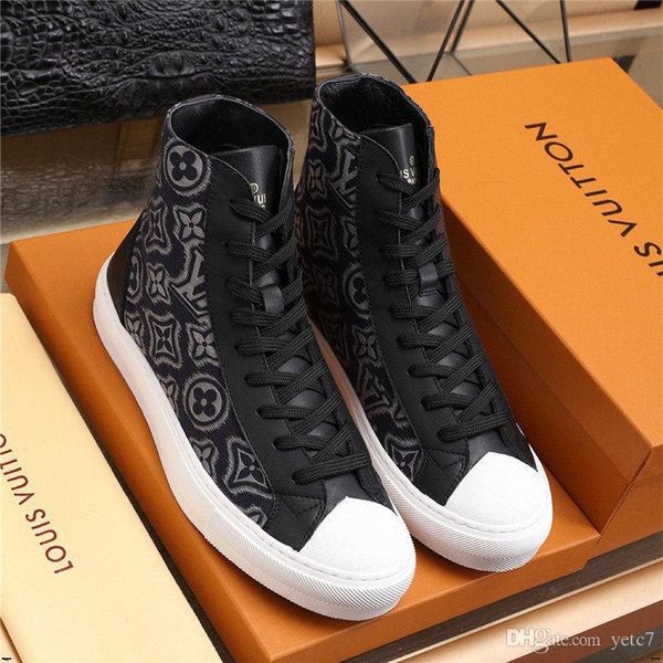 19ss 2020 men цельнолитной обувь new классической дышащие кеды на шнуровке высокого top весна осень прогулки men casual shoes корзина homme, Black
19ss 2020 men цельнолитной обувь new классической дышащие кеды на шнуровке высокого top весна осень прогулки men casual shoes корзина homme, Black