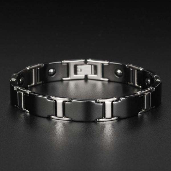 trustylan health magnet bracelet men steel jewelry black ceramic adjustable mens bracelets man bracelet gifts for him jewellery, Golden;silver
trustylan health magnet bracelet men steel jewelry black ceramic adjustable mens bracelets man bracelet gifts for him jewellery, Golden;silver