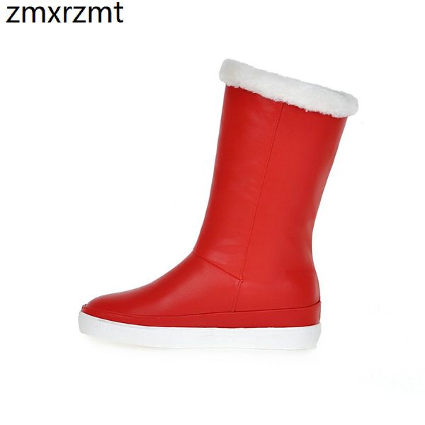 2019 new women fashion mid calf snow boots 3.5cm med heel women shoes to keep warm in winter slip casual shoes large size 33-43, Black
2019 new women fashion mid calf snow boots 3.5cm med heel women shoes to keep warm in winter slip casual shoes large size 33-43, Black