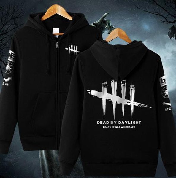 men women game dead by daylight hoodie zipper cosplay jacket fleece coat casual cardigan sweatshirts, Black
men women game dead by daylight hoodie zipper cosplay jacket fleece coat casual cardigan sweatshirts, Black