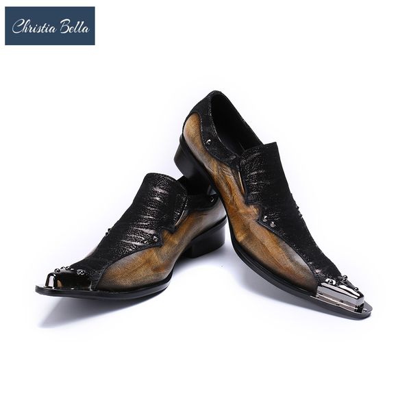 christia bella italian style luxury men shoes genuine leather pointed toe men dress shoes business style brand oxfords, Black
christia bella italian style luxury men shoes genuine leather pointed toe men dress shoes business style brand oxfords, Black