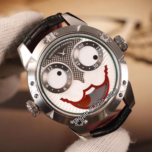 unique smiling face creativity konstantin chaykin joker white/black dial swiss quartz mens watch steel case green inner leather new watches, Slivery;brown
unique smiling face creativity konstantin chaykin joker white/black dial swiss quartz mens watch steel case green inner leather new watches, Slivery;brown